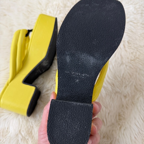 Dries Van Noten Leather Platform Thong Sandals size EU 36 - Picture 6 of 8